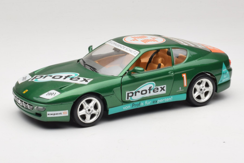 Ferrari 456 GT Profex #1 Verde 1992 Bburago 1:18 3336-GR1 Pressofusione
