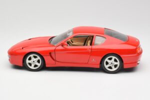 Ferrari 456 GT Rosso Bburago 1:18 3036-M1 Pressofusione — immagine 4 di 8
