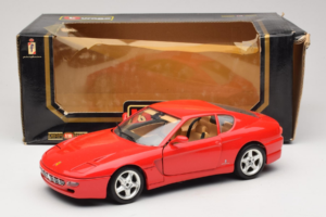 Ferrari 456 GT Rosso Bburago 1:18 3046-R1 Pressofusione — immagine 8 di 8