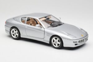 Ferrari 456 GT Argento Bburago 1:18 3036-M2 Pressofusione — immagine 6 di 8