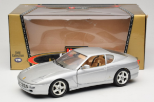 Ferrari 456 GT Argento Bburago 1:18 3336-S1 Pressofusione — immagine 8 di 8