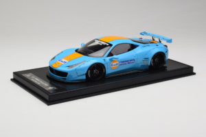 Ferrari 458 LB Works Gulf Blue Orange BBA 1:18 REMC033 Resina — immagine 2 di 7