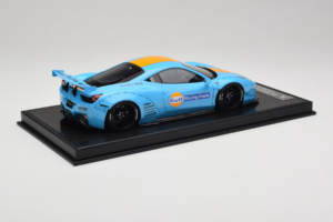 Ferrari 458 LB Works Gulf Blue Orange BBA 1:18 REMC033 Resina — immagine 3 di 7