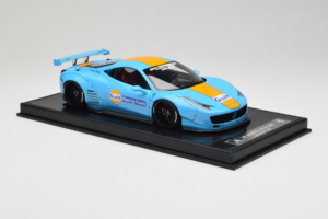 Ferrari 458 LB Works Gulf Blue Orange BBA 1:18 REMC033 Resina — immagine 4 di 7