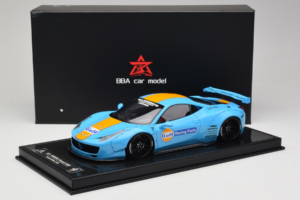 Ferrari 458 LB Works Gulf Blue Orange BBA 1:18 REMC033 Resina — immagine 7 di 7