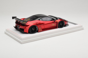 Ferrari 458 Liberty Walk LB-Silhouette WORKS GT Candy Rosso IVY 1:18 REMC003 Resina — immagine 3 di 6