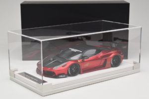 Ferrari 458 Liberty Walk LB-Silhouette WORKS GT Candy Rosso IVY 1:18 REMC003 Resina — immagine 6 di 6