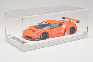 Ferrari 458 Liberty Walk LB-Silhouette WORKS GT Arancione IVY 1:18 REMC002 Resina — immagine 2 di 6