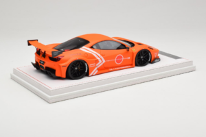Ferrari 458 Liberty Walk LB-Silhouette WORKS GT Arancione IVY 1:18 REMC002 Resina — immagine 3 di 6
