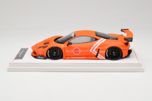 Ferrari 458 Liberty Walk LB-Silhouette WORKS GT Arancione IVY 1:18 REMC002 Resina