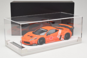Ferrari 458 Liberty Walk LB-Silhouette WORKS GT Arancione IVY 1:18 REMC002 Resina — immagine 6 di 6
