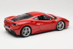 Ferrari 488 GTB Rosso Bburago 1:18 18-16008 Pressofusione — immagine 3 di 8