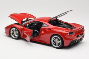 Ferrari 488 GTB Rosso Bburago 1:18 18-16008 Pressofusione — immagine 5 di 8