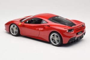 Ferrari 488 GTB Rosso Bburago 1:18 18-16008 Pressofusione — immagine 7 di 8