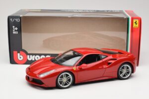 Ferrari 488 GTB Rosso Bburago 1:18 18-16008 Pressofusione — immagine 8 di 8