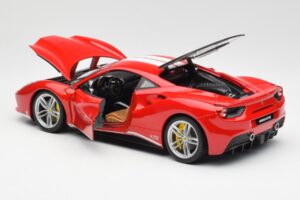 Ferrari 488 GTB Rosso Bburago 1:18 18-76102 Pressofusione — immagine 5 di 8