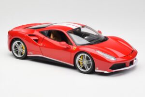 Ferrari 488 GTB Rosso Bburago 1:18 18-76102 Pressofusione — immagine 6 di 8