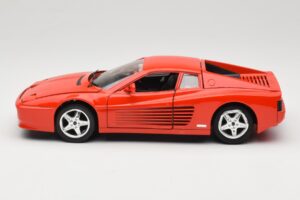 Ferrari 512 TR Rosso Mira 1:18 6144 Pressofusione — immagine 4 di 8