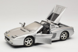 Ferrari 512TR Targa Argento Mira 1:18 6175 Pressofusione — immagine 2 di 8