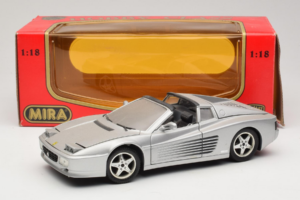Ferrari 512TR Targa Argento Mira 1:18 6175 Pressofusione — immagine 8 di 8