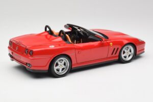 Ferrari 550 Barchetta Rosso Corsa Hot Wheels 1:18 29441 Pressofusione — immagine 3 di 8