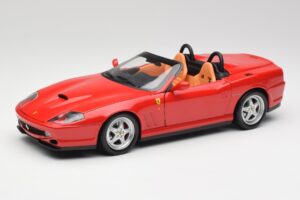 Ferrari 550 Barchetta Rosso Corsa Hot Wheels 1:18 29441 Pressofusione