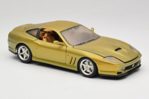 Ferrari 550 Maranello Gold Metallic Braccio & Gotz Bburago 1:18 3044-G1 Pressofusione — immagine 6 di 8