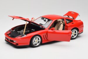 Ferrari 550 Maranello Rosso Bburago 1:18 3064 Pressofusione — immagine 2 di 8