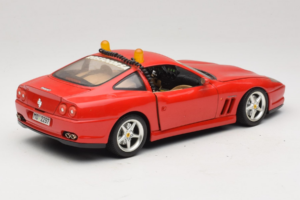 Ferrari 550 Maranello Safety Car Rosso Corsa Bburago 1:18 3064-P1 Pressofusione — immagine 3 di 8