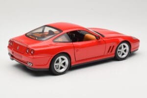 Ferrari 575M Maranello Rosso Hot Wheels 1:18 54937 Pressofusione — immagine 3 di 8