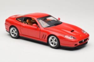 Ferrari 575M Maranello Rosso Hot Wheels 1:18 54937 Pressofusione — immagine 6 di 8