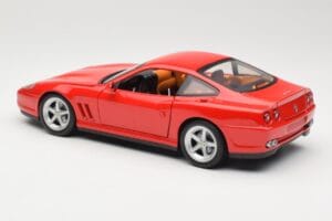 Ferrari 575M Maranello Rosso Hot Wheels 1:18 54937 Pressofusione — immagine 7 di 8