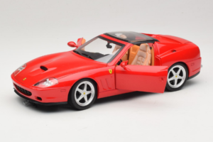 Ferrari 575M Superamerica Rosso Hot Wheels 1:18 J2858 Pressofusione — immagine 2 di 8