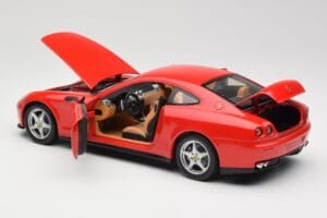 Ferrari 612 Scaglietti Rosso Corsa Hot Wheels 1:18 B6047 Pressofusione — immagine 5 di 8