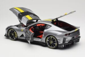 Ferrari 812 Competizione Grigio Coburn Bburago 1:18 18-01647 Pressofusione — immagine 5 di 8