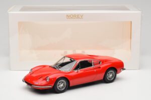 Ferrari Dino 246 GT Rosso Norev 1:18 187800 Pressofusione — immagine 6 di 6