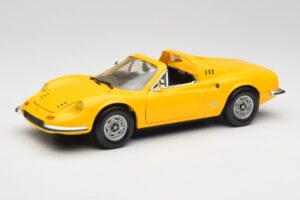 Ferrari Dino 246 GTS Giallo Hot Wheels 1:18 23920 Pressofusione