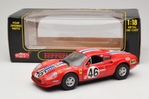 Ferrari Dino 246 GT #46 Rosso Anson 1:18 3580-P1 Pressofusione — immagine 8 di 8