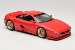 Ferrari F355 Berlinetta Rosso Con Cerchi Oro Custom UT Models 1:18 180074020-P5 Pressofusione — immagine 6 di 8