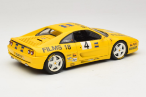 Ferrari F355 Coupé Films 18 #4 Reoloffs / Ansembourg Giallo UT Models 1:18 180074021-Y1 Pressofusione — immagine 3 di 8