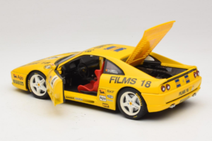 Ferrari F355 Coupé Films 18 #4 Reoloffs / Ansembourg Giallo UT Models 1:18 180074021-Y1 Pressofusione — immagine 5 di 8