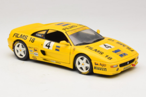 Ferrari F355 Coupé Films 18 #4 Reoloffs / Ansembourg Giallo UT Models 1:18 180074021-Y1 Pressofusione — immagine 6 di 8
