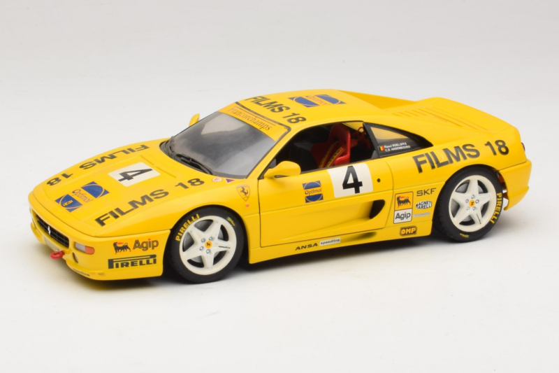 Ferrari F355 Coupé Films 18 #4 Reoloffs / Ansembourg Giallo UT Models 1:18 180074021-Y1 Pressofusione