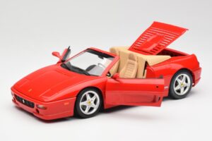 Ferrari F355 Spider Rosso Hot Wheels 1:18 25733 Pressofusione — immagine 2 di 8