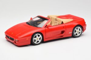 Ferrari F355 Spider Rosso Hot Wheels 1:18 25733 Pressofusione