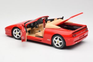 Ferrari F355 Spider Rosso Hot Wheels 1:18 25733 Pressofusione — immagine 5 di 8