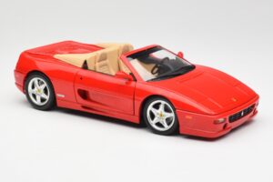 Ferrari F355 Spider Rosso Hot Wheels 1:18 25733 Pressofusione — immagine 6 di 8