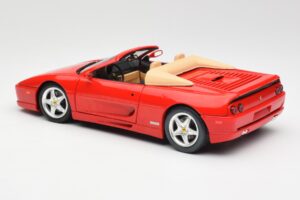 Ferrari F355 Spider Rosso Hot Wheels 1:18 25733 Pressofusione — immagine 7 di 8