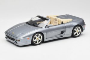 Ferrari F355 Spider Argento Hot Wheels 1:18 23907-M1 Pressofusione