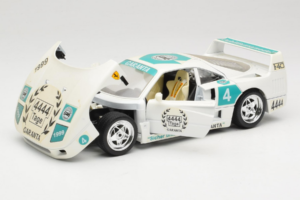 Ferrari F40 4444 Tage Garanta #4 Bianco Bburago 1:18 3332-W5 Pressofusione — immagine 2 di 8
